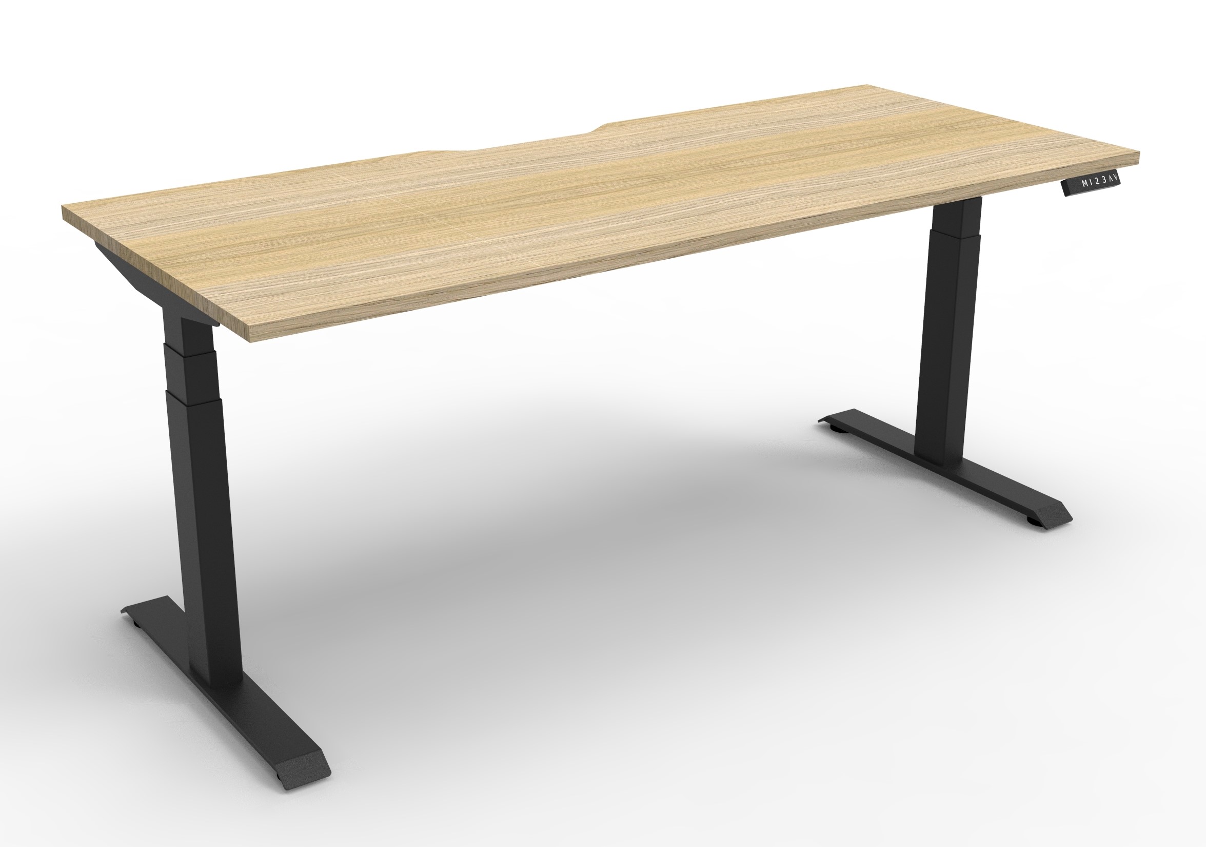 Boost+ Height Adjustable Straight Desk